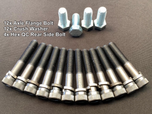 Quick Change - Side Mount & Flange Bolt Set - Hex