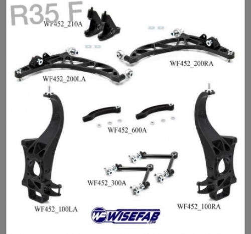 Wisefab Nissan GTR R35 Front Axle Kit