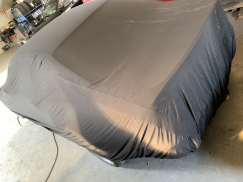 Soft car cover stretch